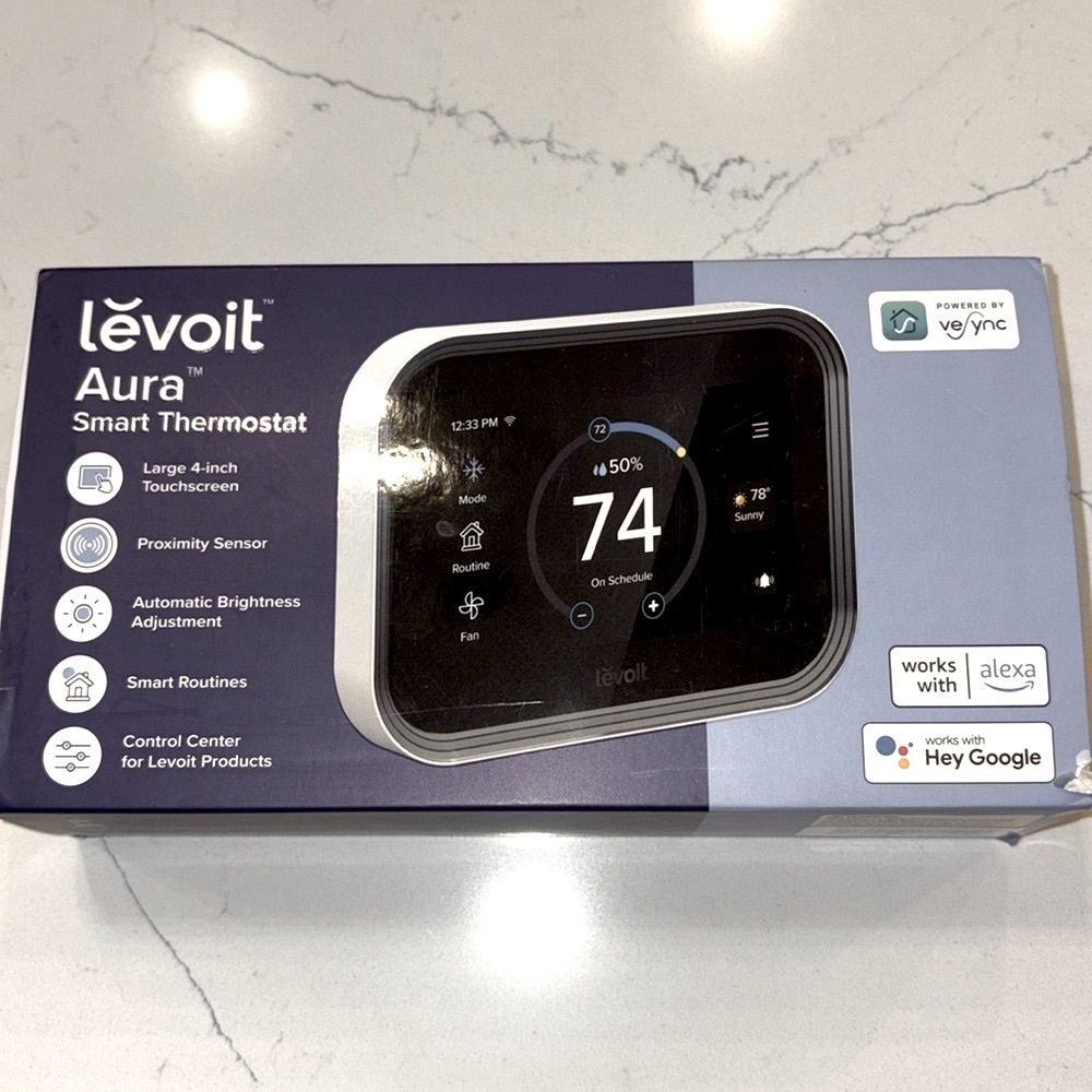 LEVOIT Aura Smart Thermostat For Home WiFi Programmable Digital Thermostat